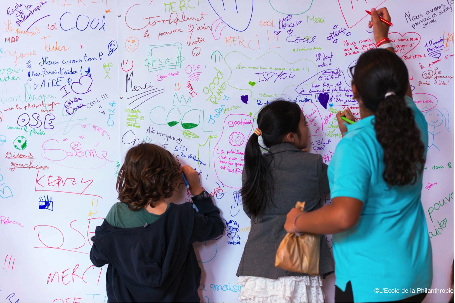Journée de la Philanthropie juin 2013 - Le mur des voeux pour le futur
